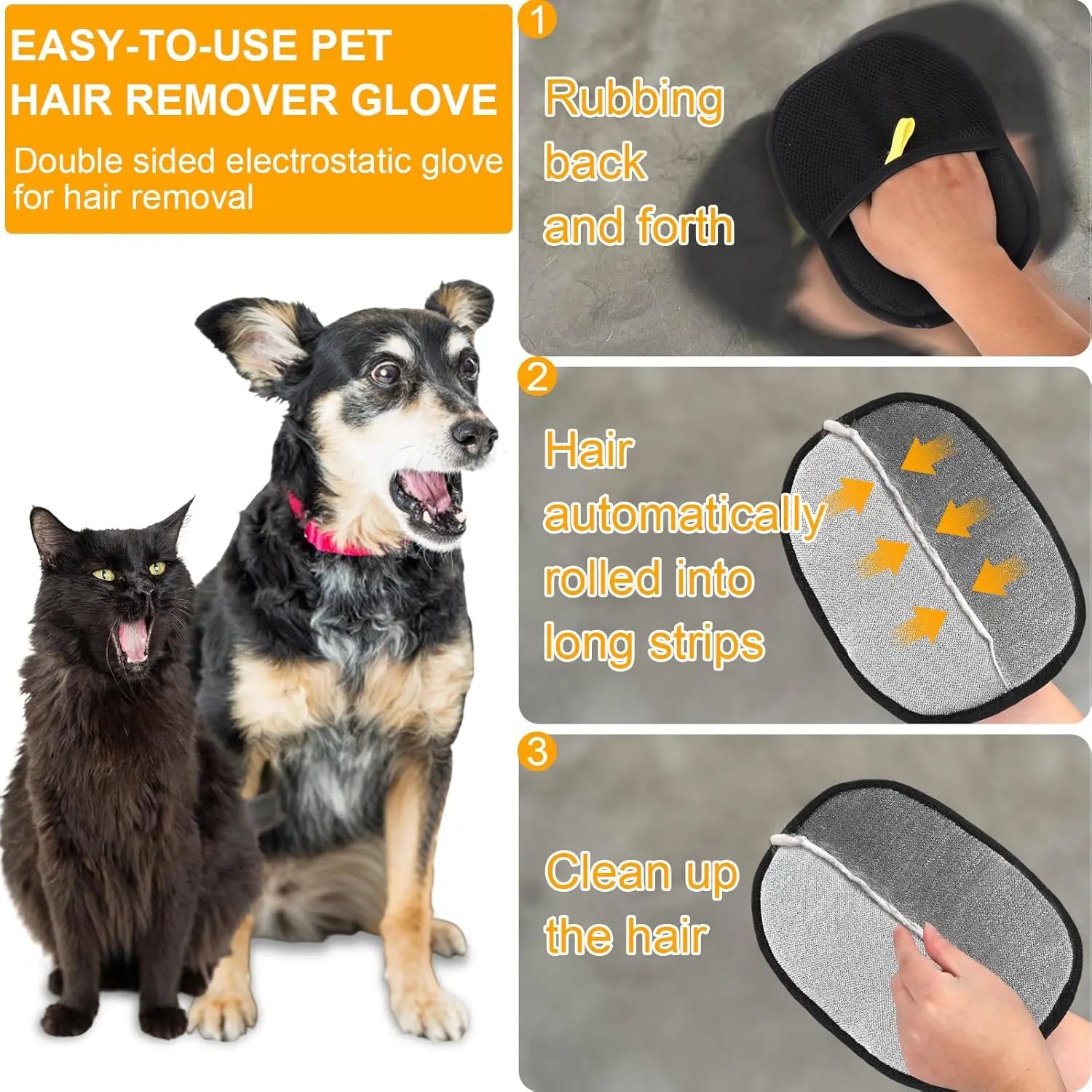 LunaGloves: Pet Hair Removal Gloves