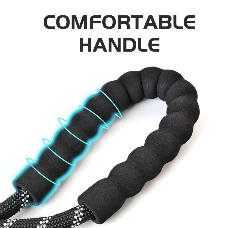 LunaStride: Reflective Rope Leash