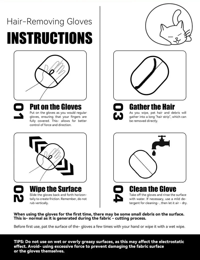 LunaGloves: Pet Hair Removal Gloves